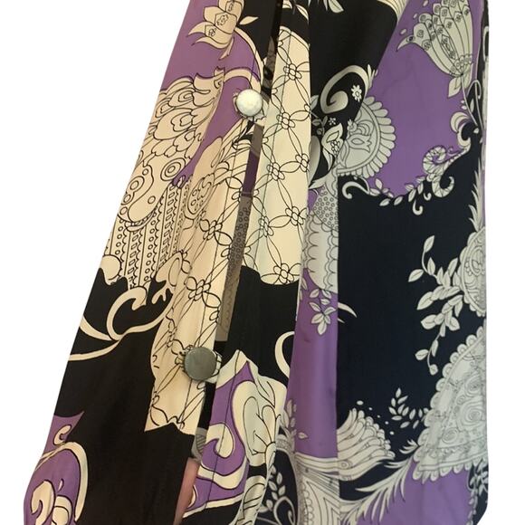 Alice & Trixie paisley silk shift dress, mod, 60s style, rich girl, medium - Picture 5 of 7